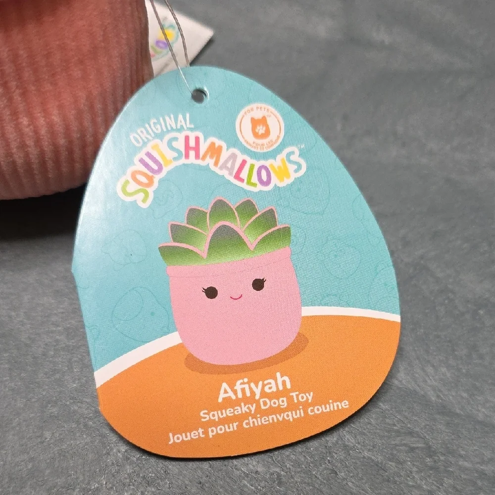 Squishmallows Pink and Green Cactus Plush